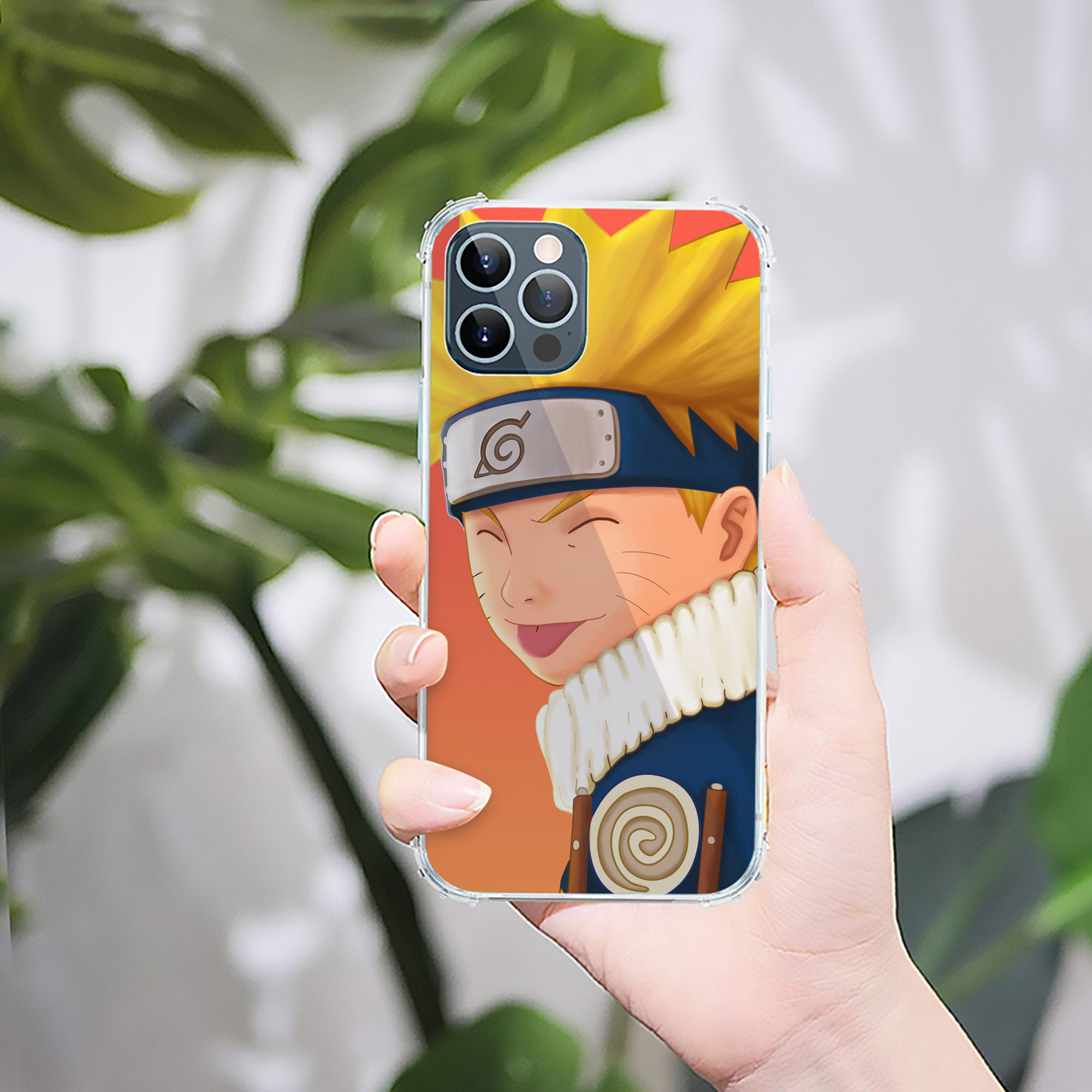 （画像用） NARUTO -ナルト- NARUTO -ナルト- 疾風伝 【iPhone 12シリーズ対応】透明スマホケース（クリアソフトケース）